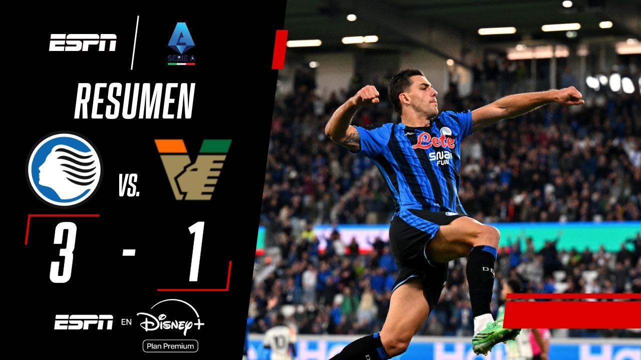 Atalanta se impuso 3-1 sobre Venezia y escaló posiciones en la Serie A