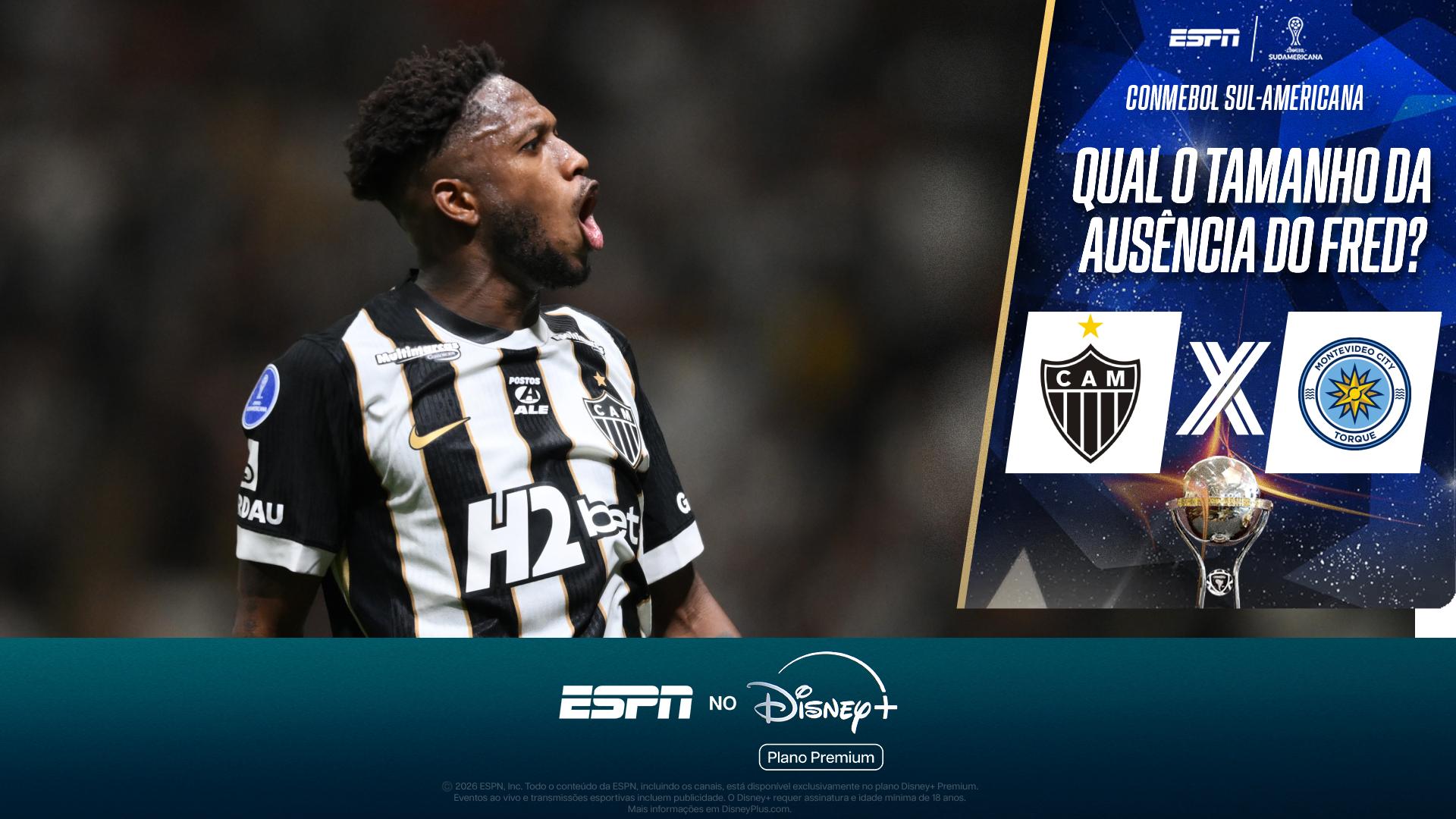 Qual é o peso da ausência de Fred para o Atlético-MG na Sul-Americana? Eugênio Leal analisa