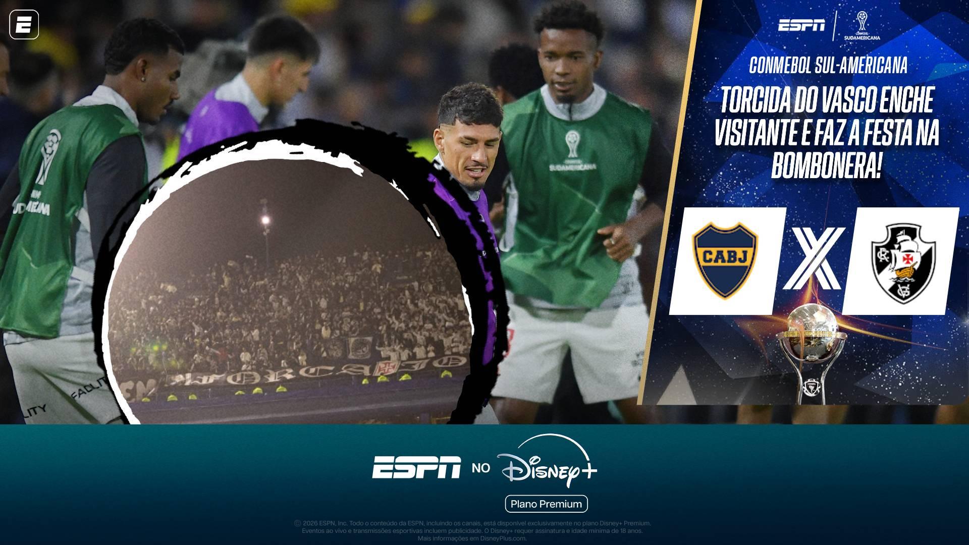 Bombonera virou o Caldeirão! Torcida do Vasco faz festa e cala estádio do Boca antes da semifinal; VEJA