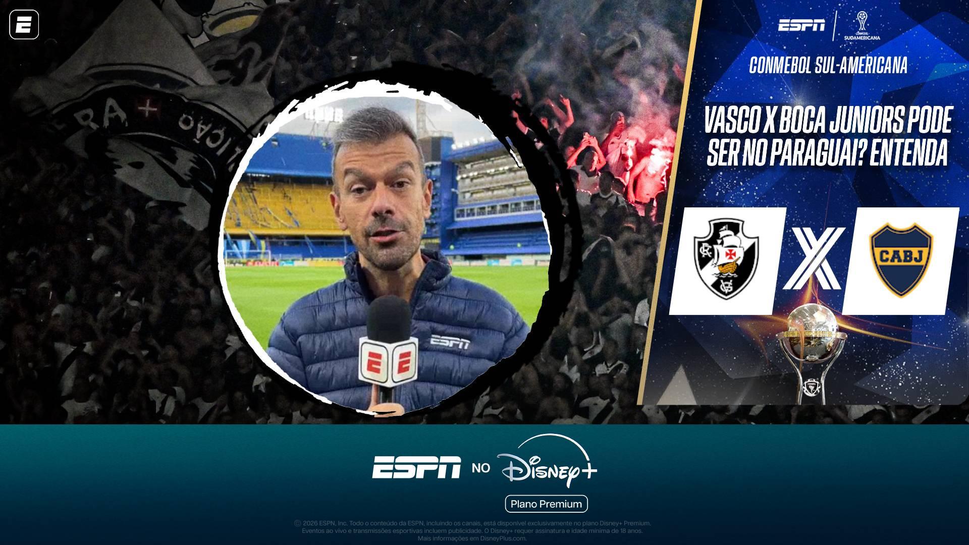 Vasco x Boca Juniors pela Sul-Americana no Paraguai? Pedro Ivo explica possibiidade por imbróglio com Maracanã