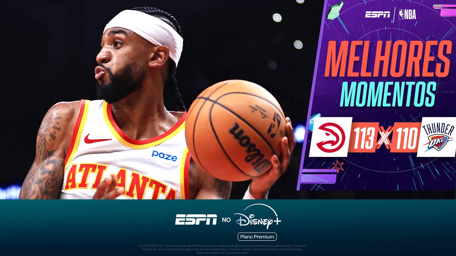 Alexander-Walker lidera vitória dos Hawks sobre os reservas do Thunder na pré-temporada da NBA
