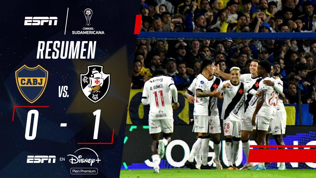 Vasco Da Gama sorprendió a Boca y lo derrotó en La Bombonera