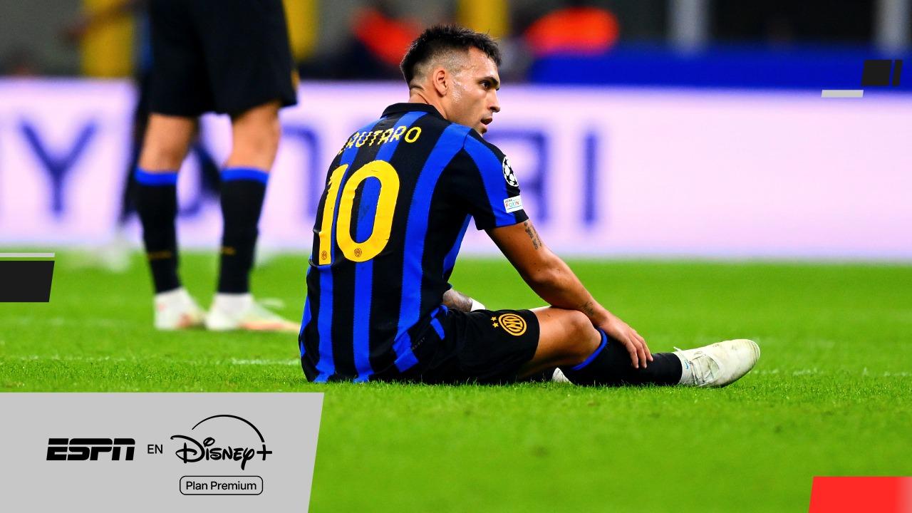 Lautaro Martínez tuvo un gran partido, marcó un doblete pero el Inter perdió