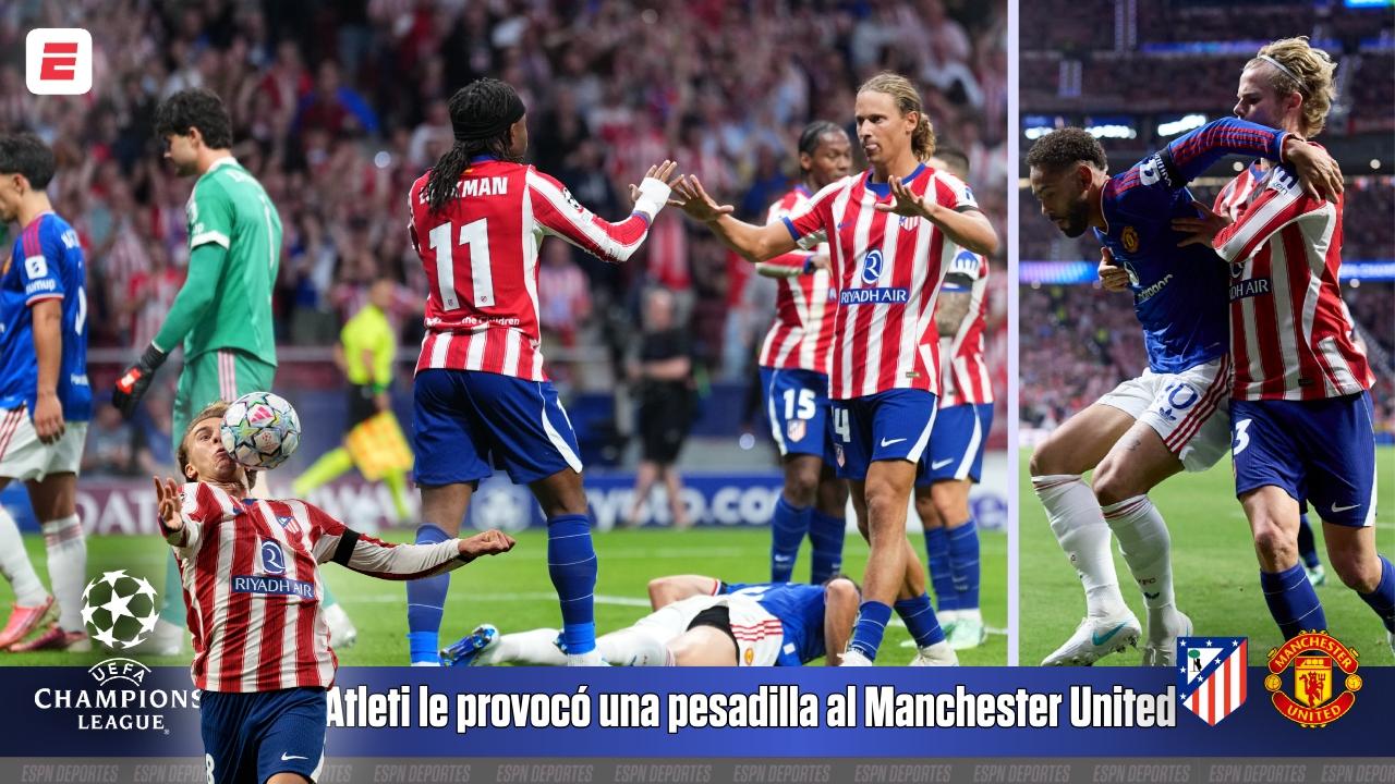 Atleti le provocó una pesadilla al Manchester United