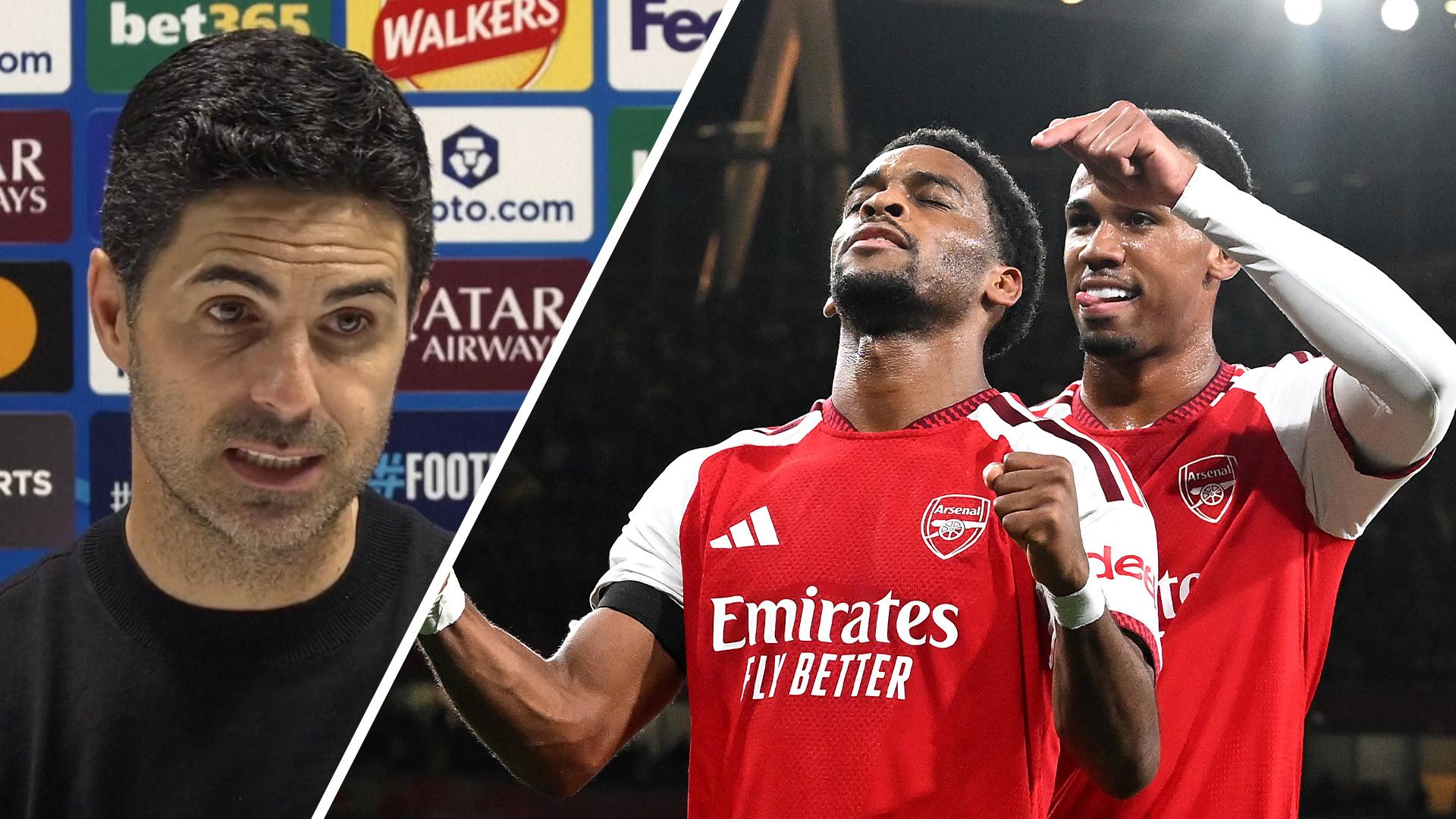 Arteta labels Arsenal's second half vs. Lille as 'joy to watch'