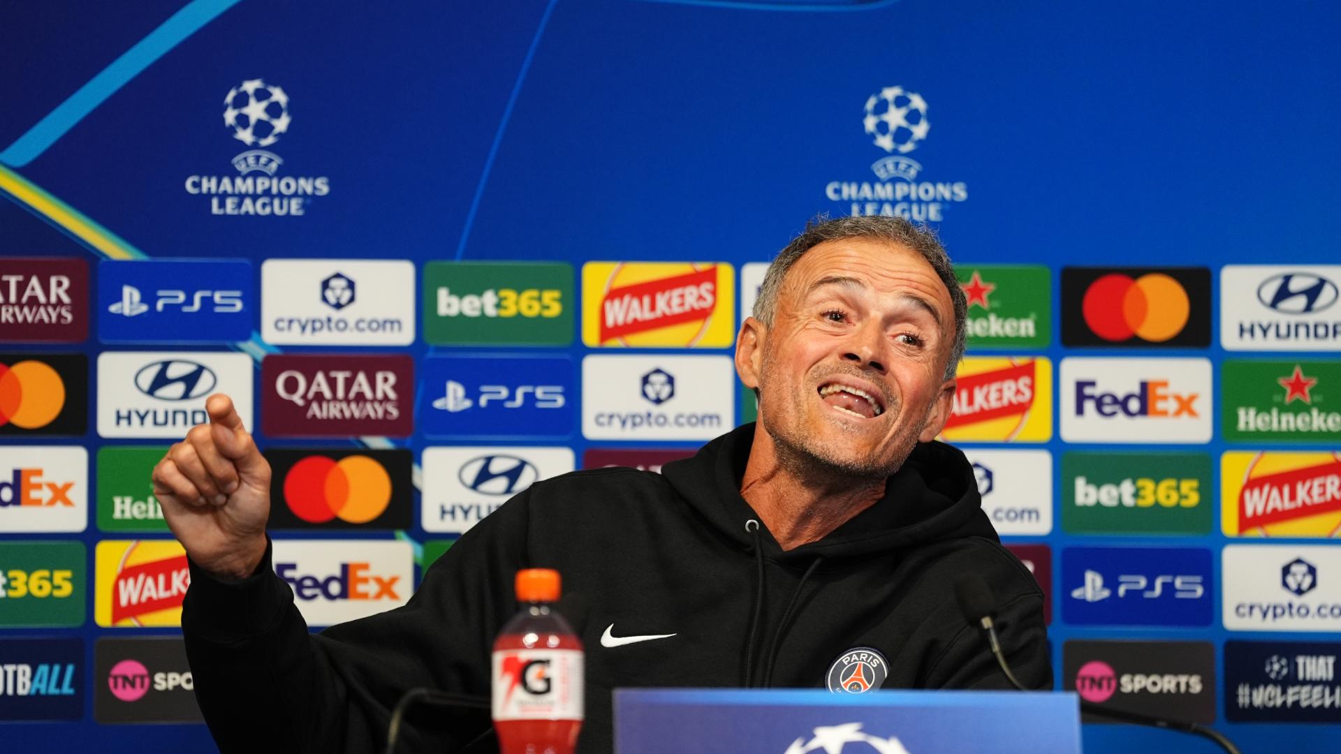PSG's Enrique: Manchester City deserve their trophies