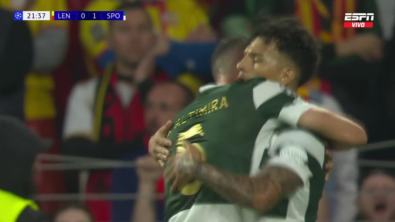 Apareció el goleador: Luis Suárez puso el 1-0 para Sporting CP