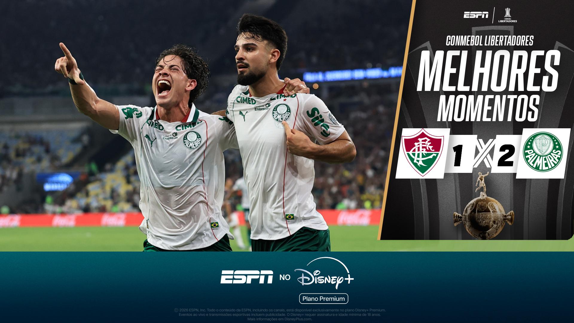Palmeiras leva gol no fim, mas vence Fluminense e abre vantagem na semifinal da Libertadores; VEJA como foi