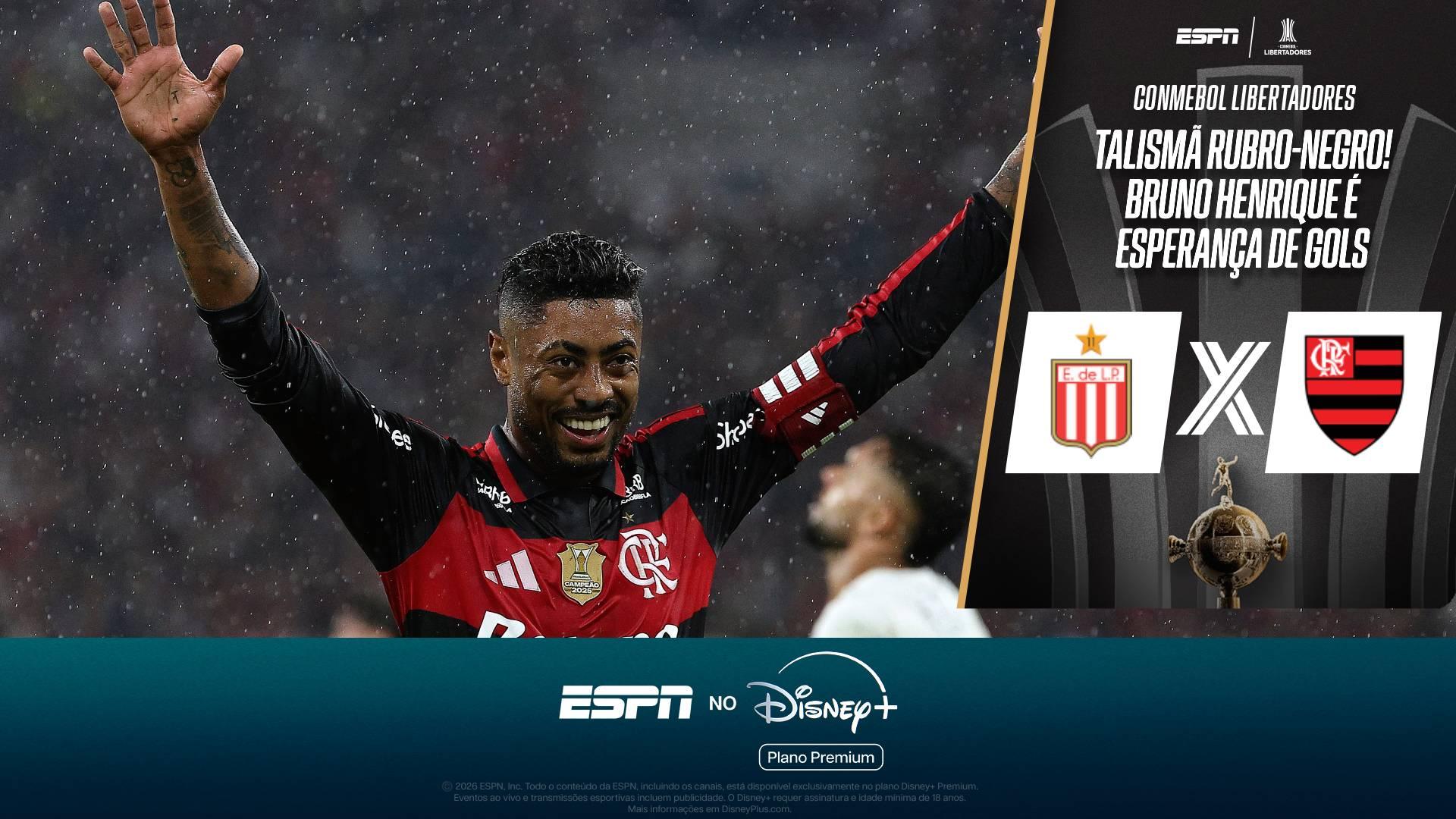 Artilheiro do Flamengo na Libertadores! VEJA todos os gols de Bruno Henrique, esperança rubro-negra contra o Estudiantes