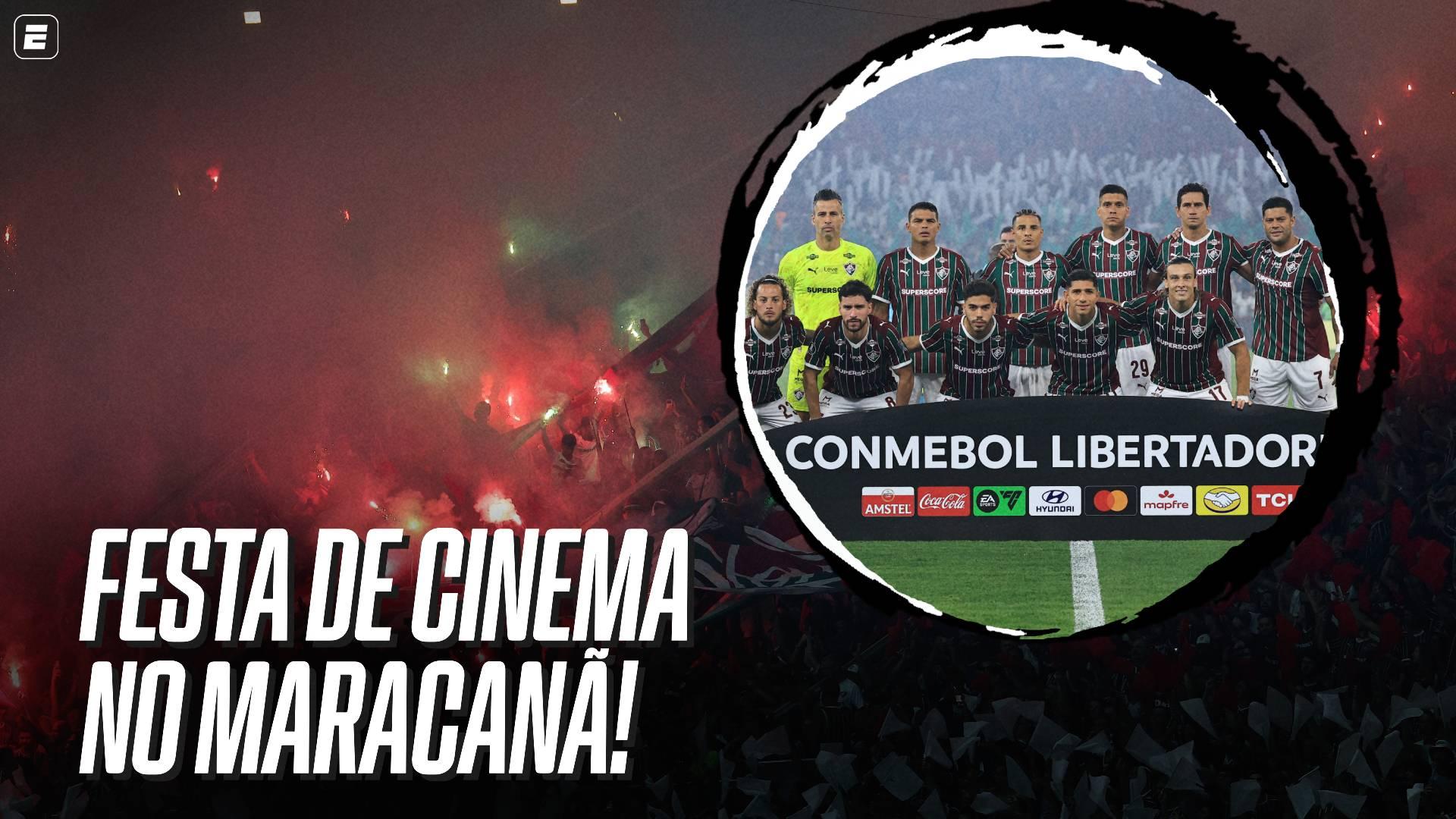 Noite de Libertadores no Maracanã! A festa ABSURDA da torcida do Fluminense na semi contra o Palmeiras