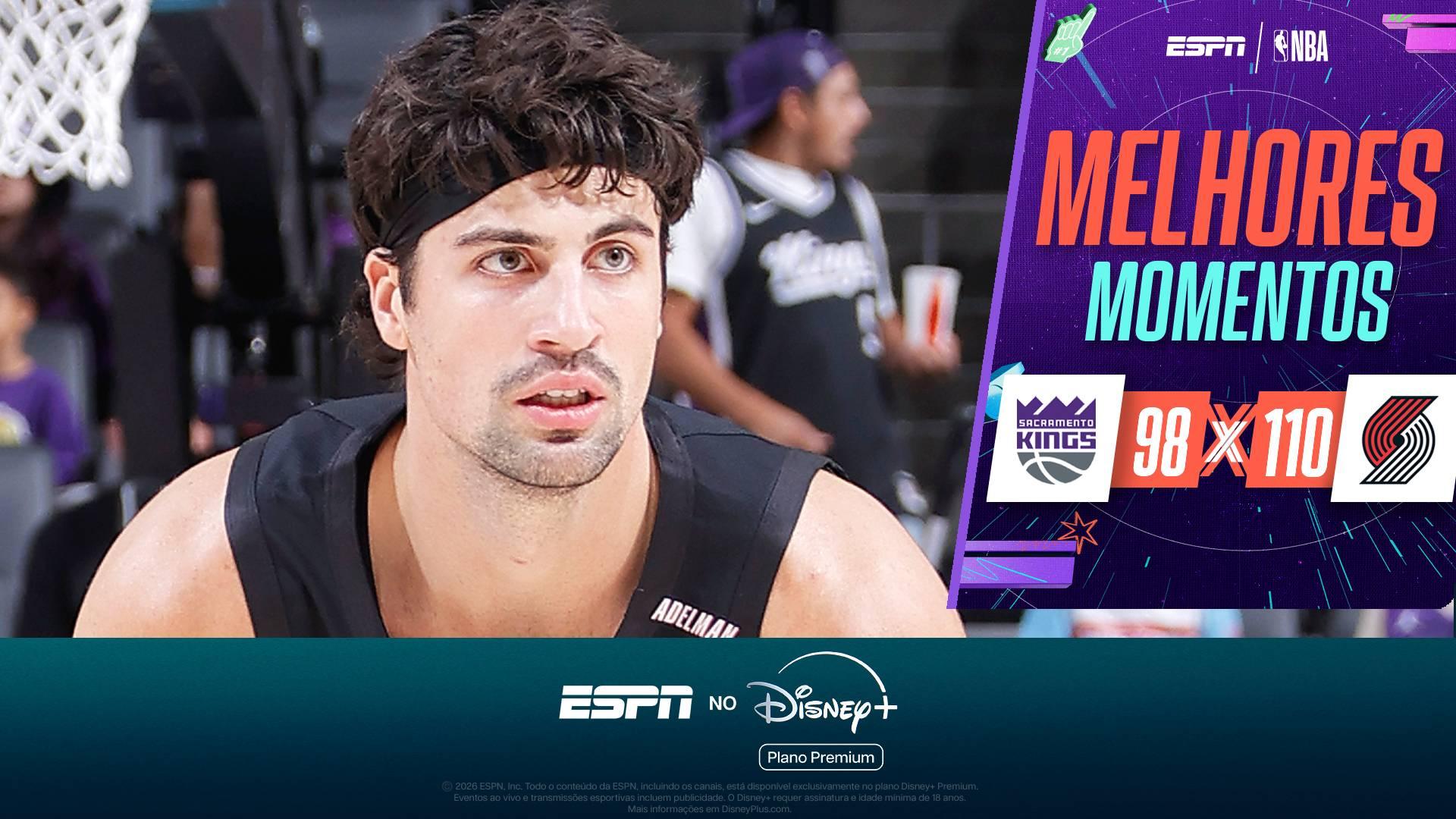 Deni Avdija dá show, e Trail Blazers dominam os Kings na pré-temporada da NBA