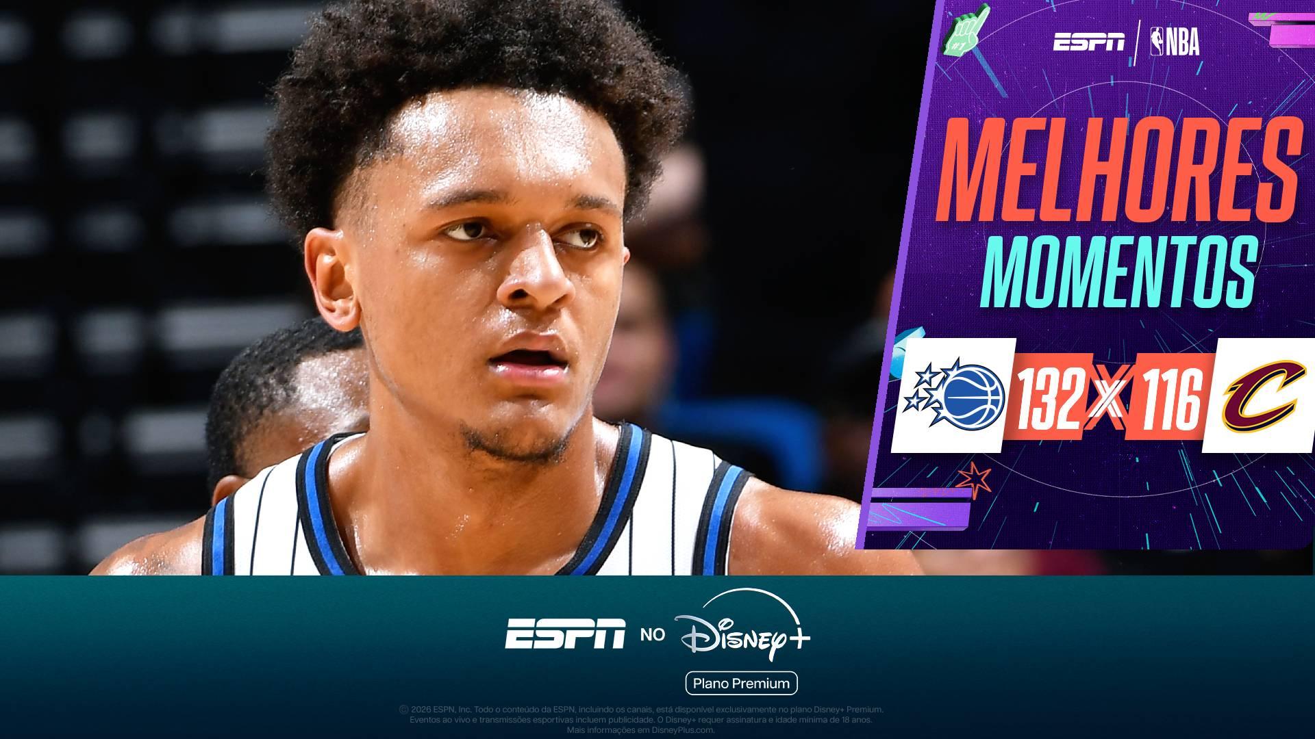 Banchero e Wagner têm grande noite, e Magic bate os Cavs na pré-temporada da NBA