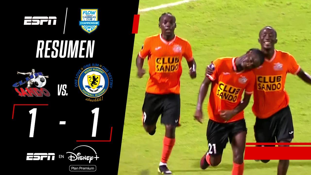 Club Sando y Mt. Pleasant repartieron puntos en la Concacaf Caribbean Cup