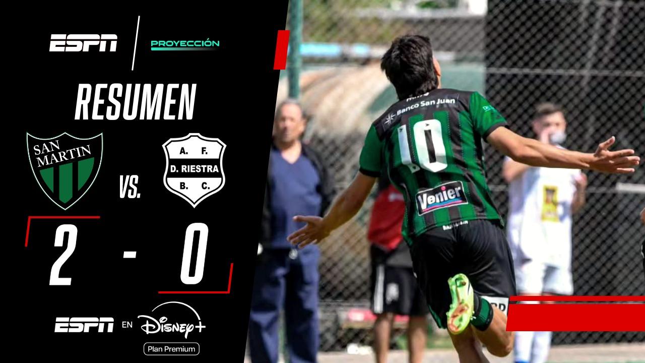 ¡San Martín se impuso a Riestra en el Torneo Proyección!