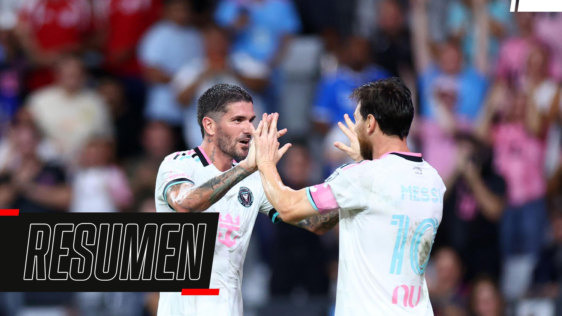 Asistencia de Messi y gol de De Paul en la victoria de Inter Miami