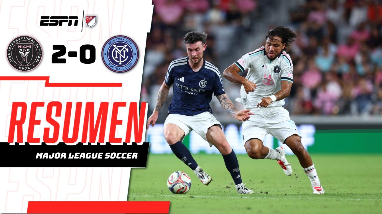 Inter Miami se impone a NYCFC con goles de Berterame y De Paul
