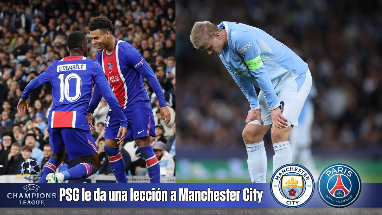 PSG le da una lección a Manchester City