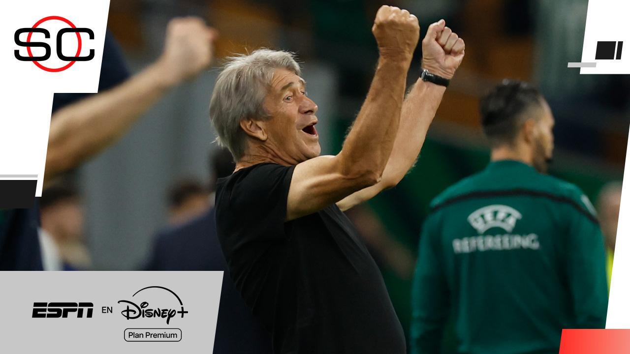Pellegrini: "Una generación completa no había visto a Betis en Champions League"