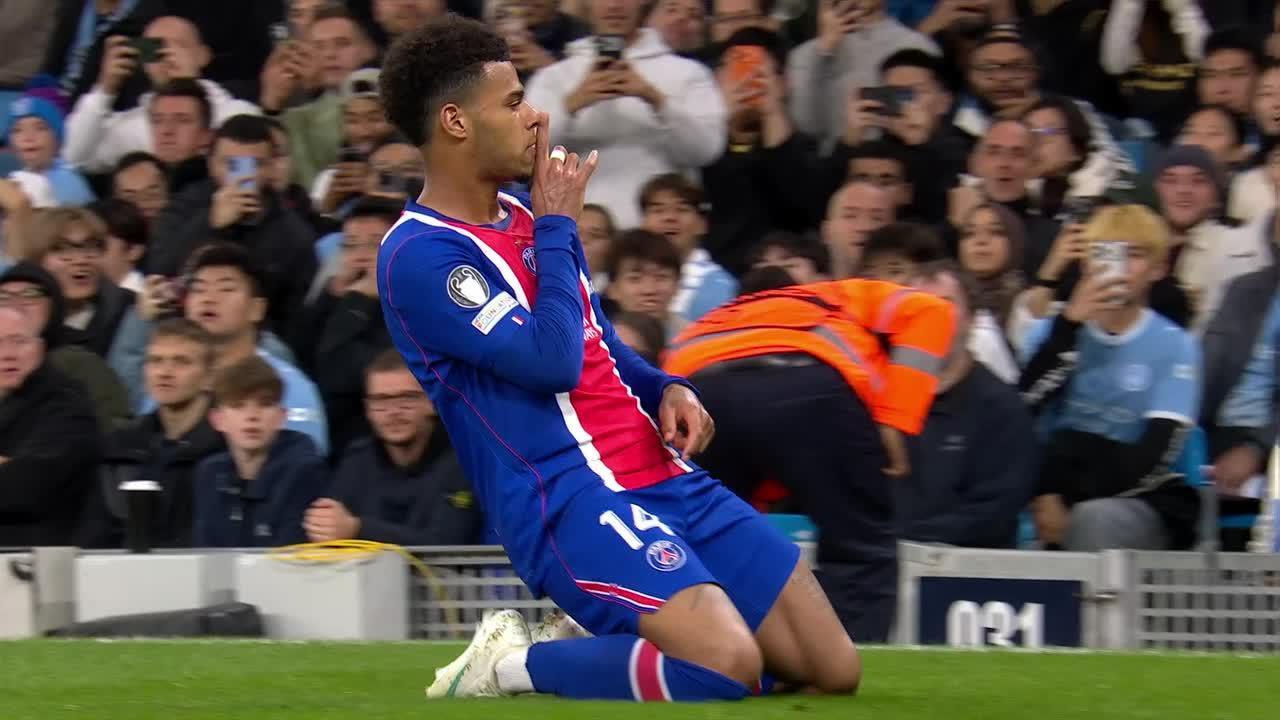 ¡Doué abrió el marcador contra Manchester City!