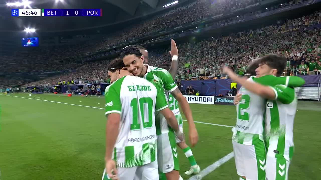 Exquisita definición de Ez Abde y 1-0 para Betis