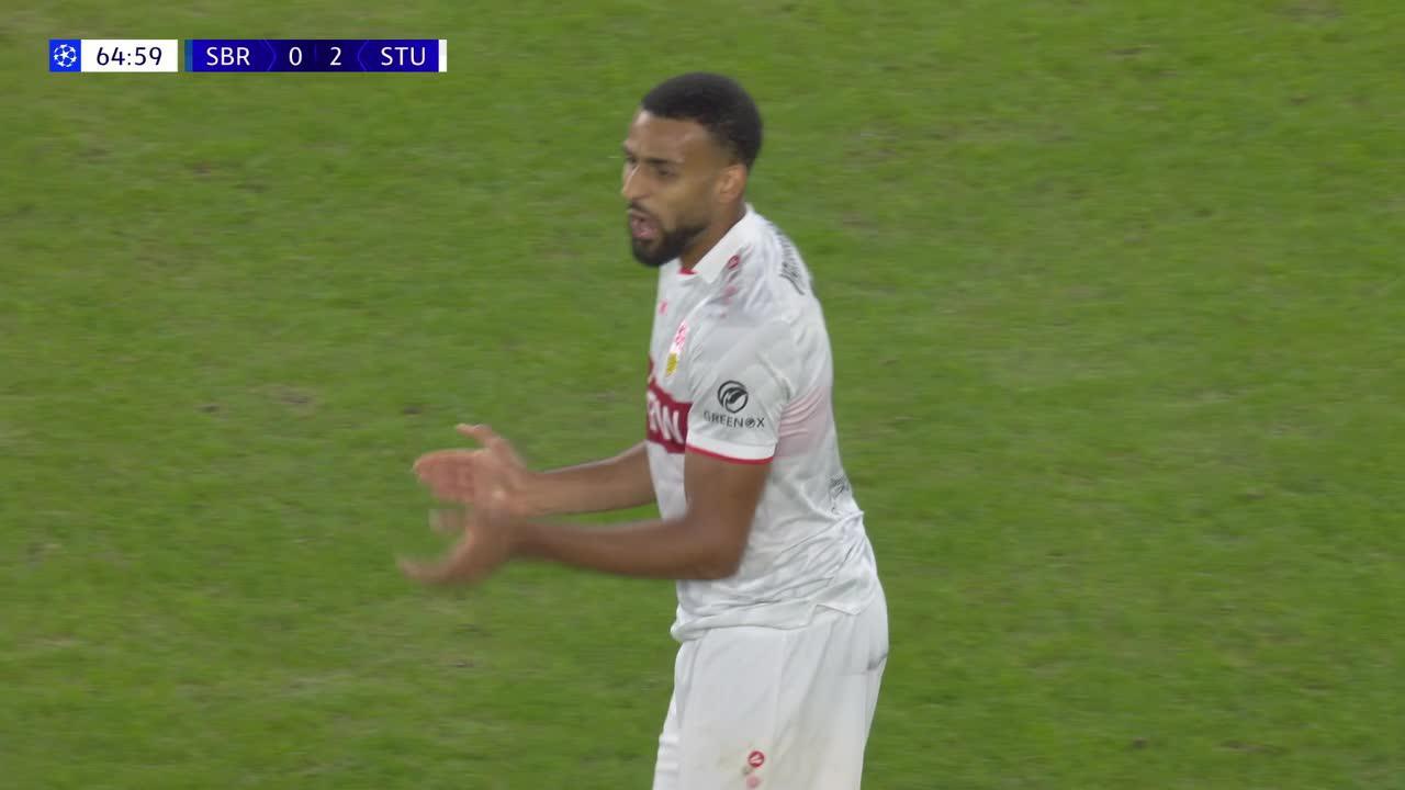 Mala fortuna para Slovan Bratislava: Sandro Cruz marcó en contra el 2-0 del Stuttgart