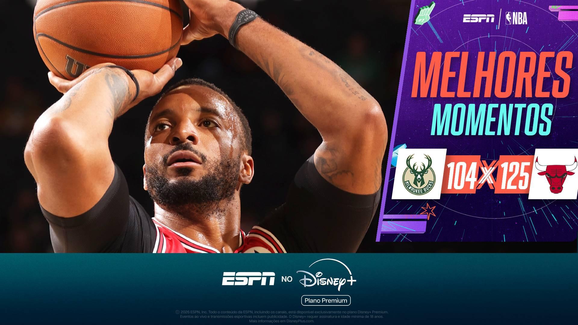 Suave: Bulls contam com grande desempenho coletivo e superam os Bucks na pré-temporada da NBA