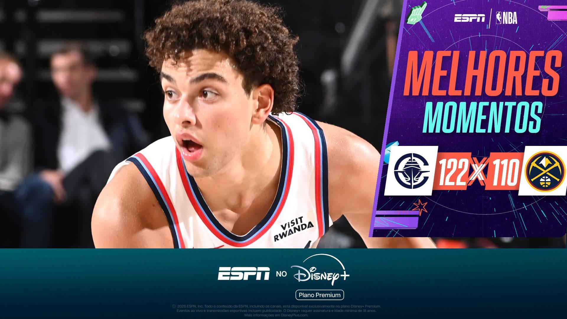 Com chuva de bolas de três pontos, Clippers vencem os Nuggets na pré-temporada da NBA