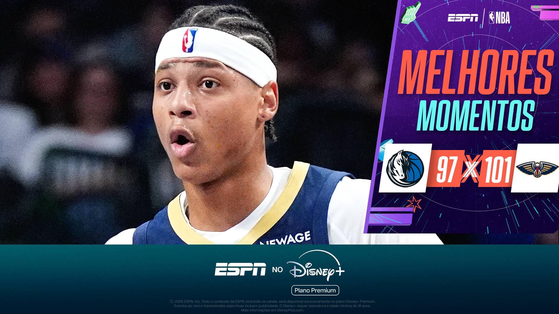 Jeremiah Fears lidera triunfo dos Pelicans sobre reservas dos Mavs na pré-temporada da NBA