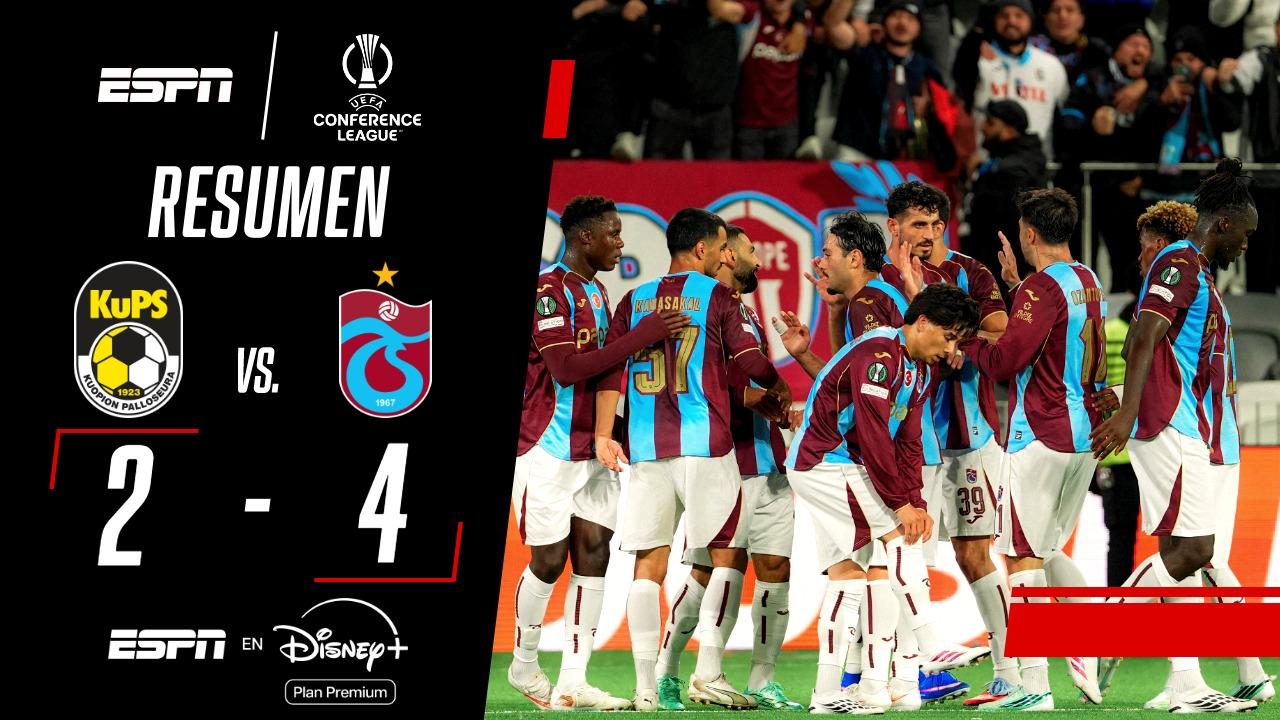 Con Salah como figura, Trabzonspor venció a KuPS