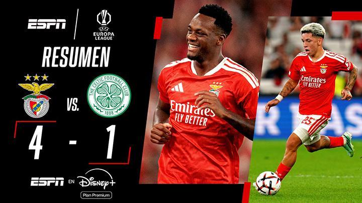 Doblete de goles de Durán y dopieta de asistencias de Prestianni: ganó Benfica