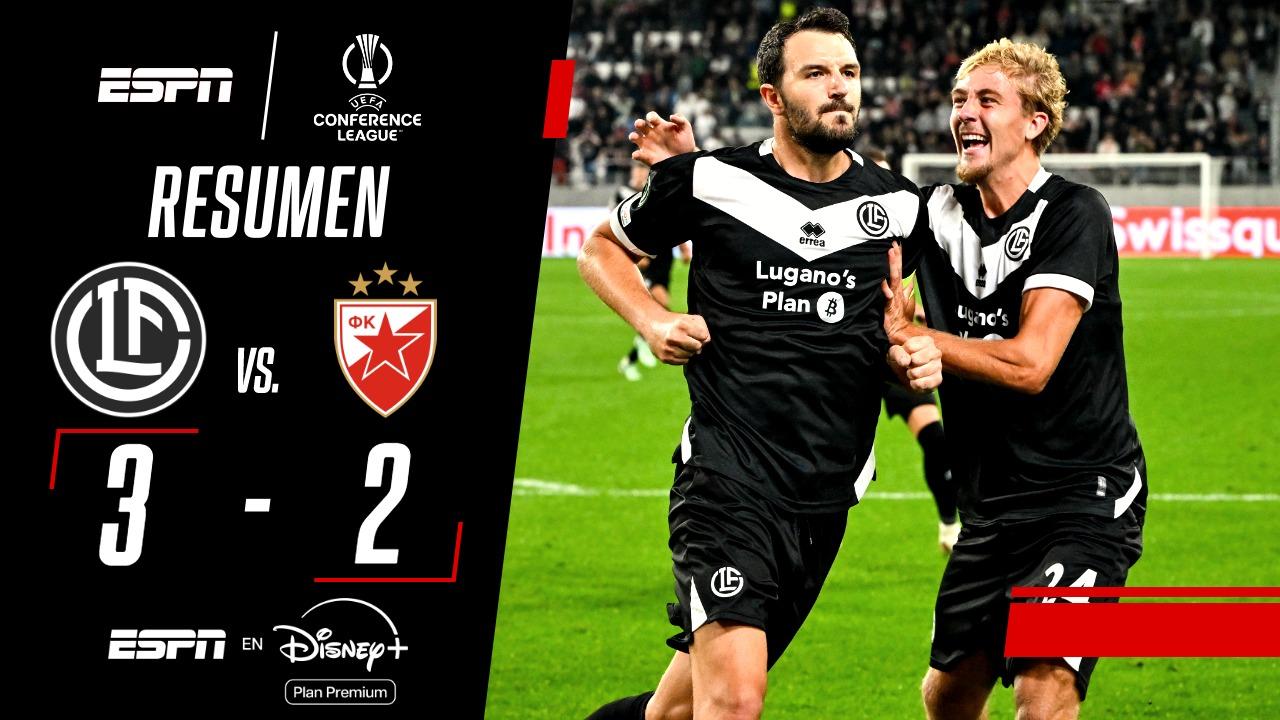 Lugano se lo dio vuelta a Estrella Roja en un partidazo