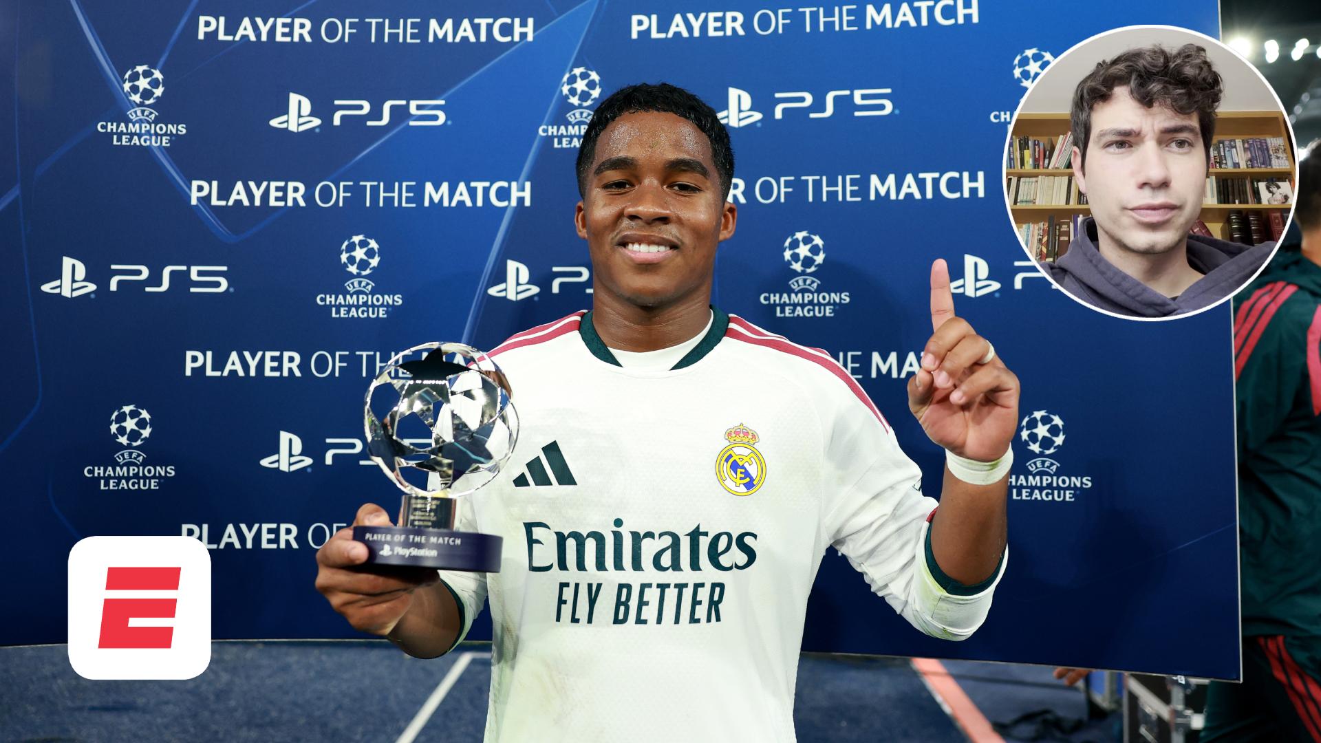 Rodra: "Endrick debe tener más minutos en el Real Madrid"