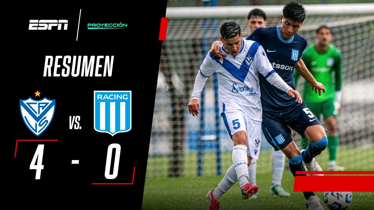 Vélez goleó a Racing por el Torneo Proyección