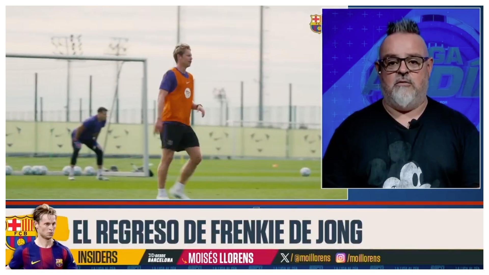 Frenkie de Jong podría volver como defensa