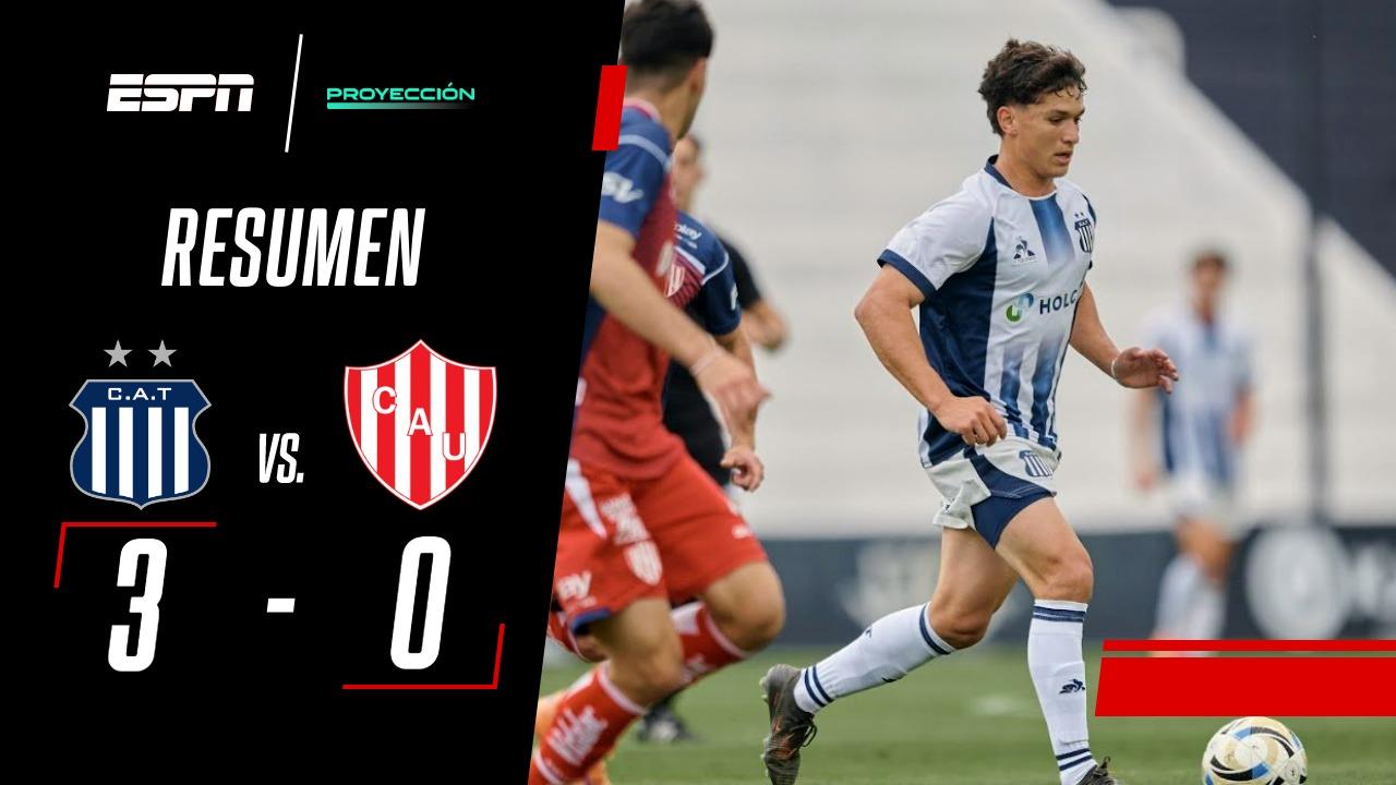 ¡Goleó Talleres! Fue 3 a 0 frente a Unión en el Torneo Proyección