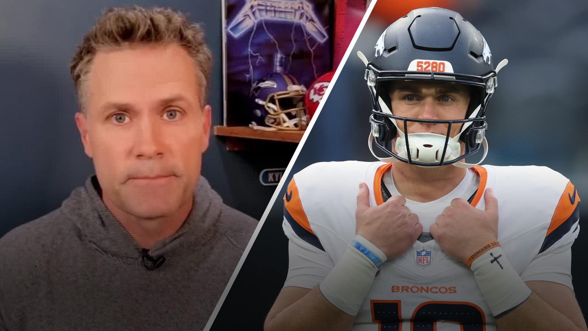 Kyle Brandt lets Bo Nix hear it ahead of Seahawks matchup