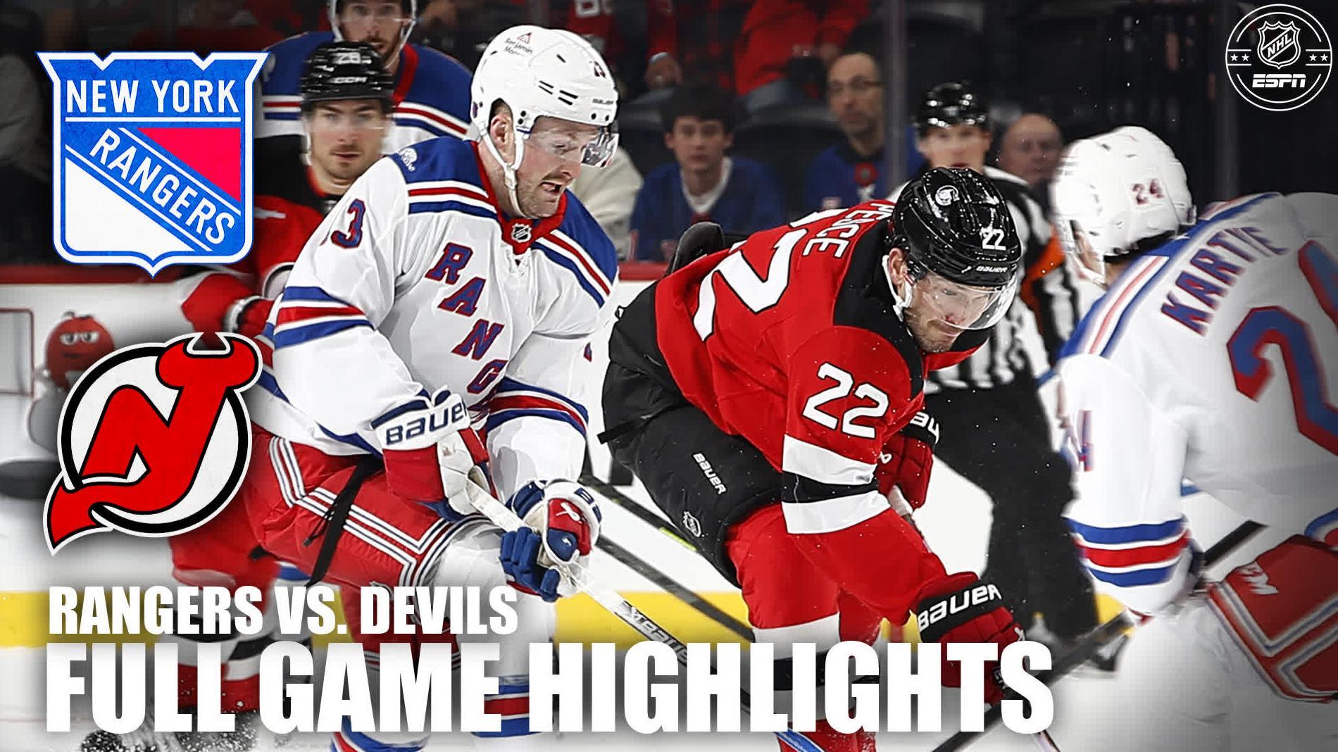 Hudson River Rivalry! New York Rangers vs. New Jersey Devils | Full ...