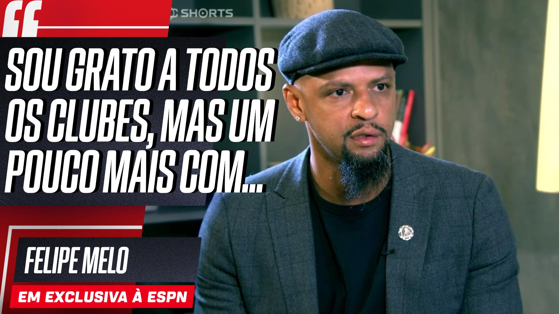 Felipe Melo relembra 1° gol pelo Flamengo e valoriza passagem pelo clube: 'Tenho muita gratidão'; VEJA
