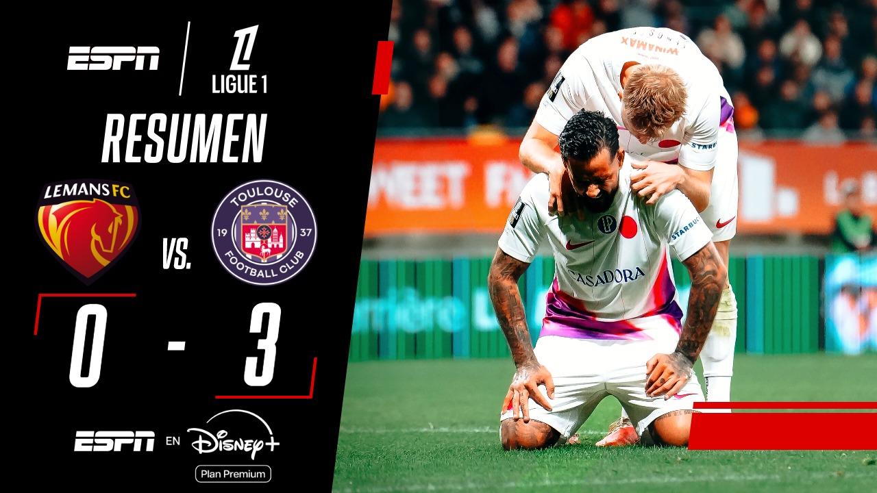 Con Cristian Cásseres Jr. en plan estelar, Toulouse goleó 3-0 a Le Mans en la Ligue 1