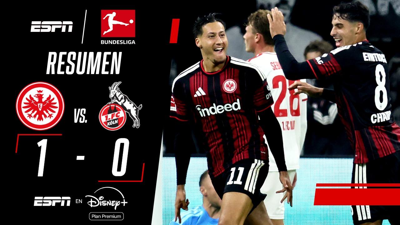 Frankfurt hizo su trabajo en casa y venció al Colonia