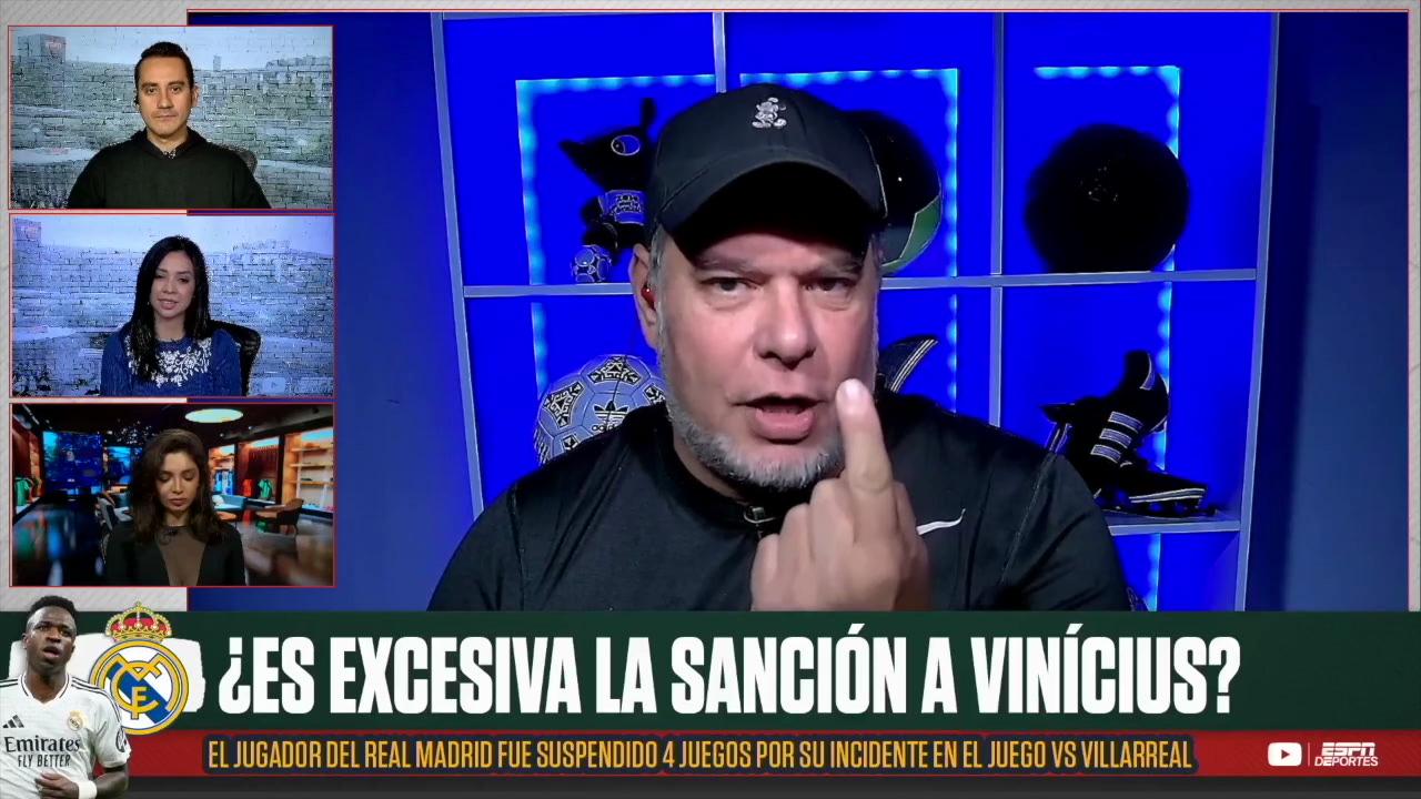 ¿Es justa la sanción a Vinícius?