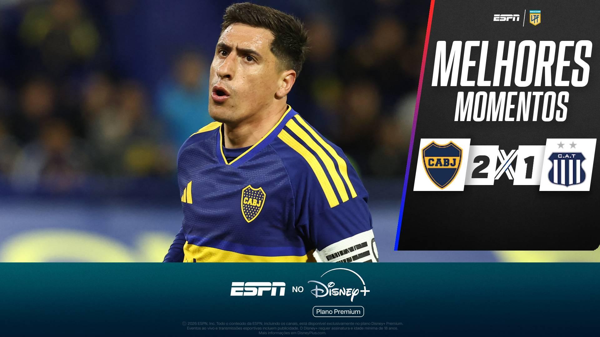 Boca Juniors vence o Talleres de virada pelo Argentino às vésperas de decisão contra o Vasco; VEJA os melhores momentos