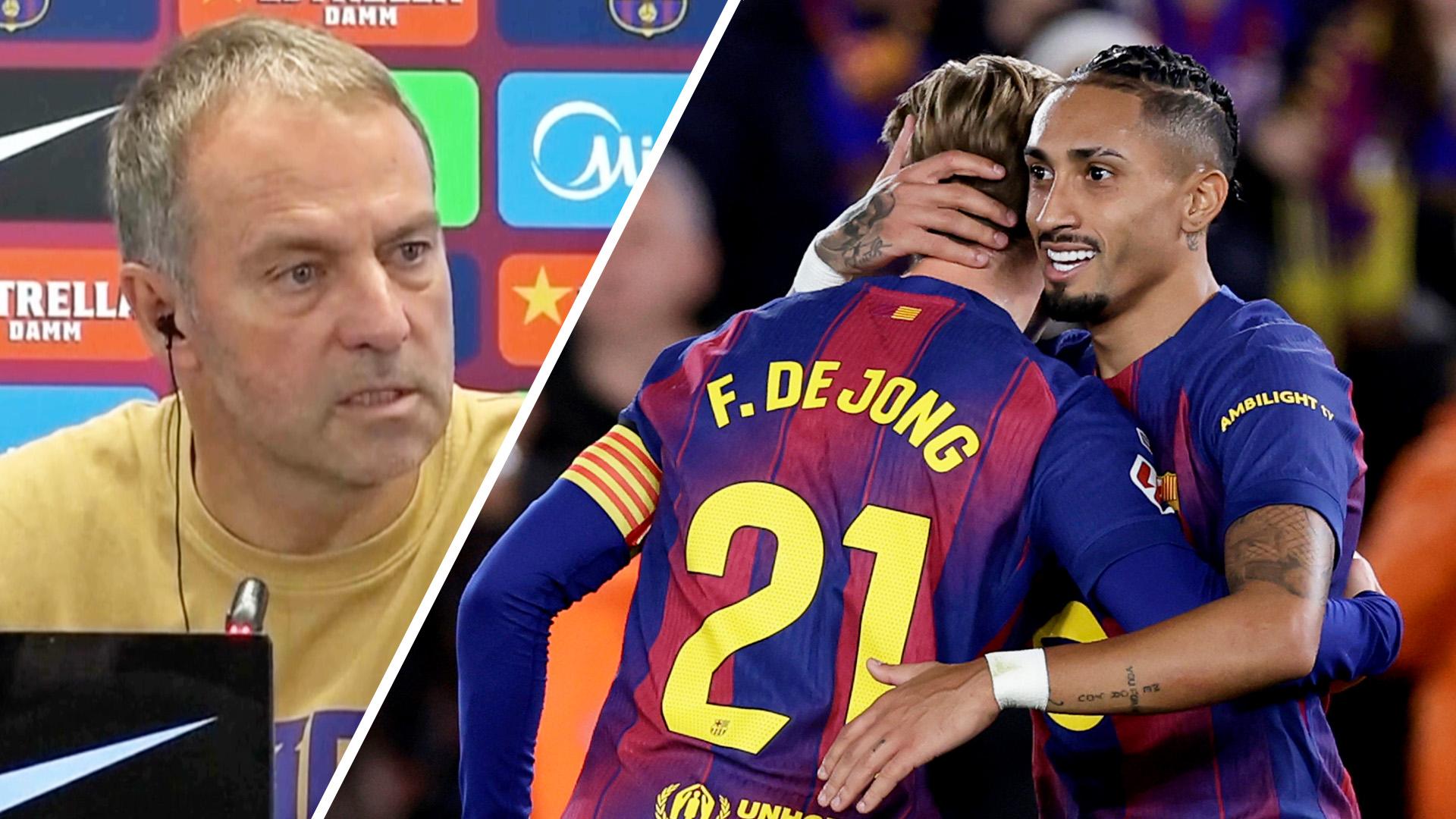 Flick confirms Raphinha and de Jong return for Barcelona