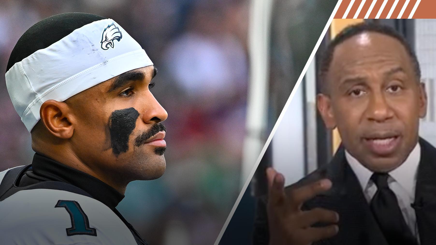 Stephen A. ‘fearful’ over Jalen Hurts’ blood clot