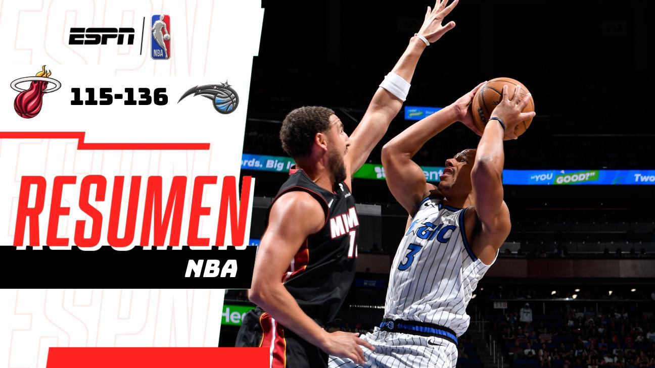 Magic despide la pretemporada con triunfo de 136-115 sobre Heat