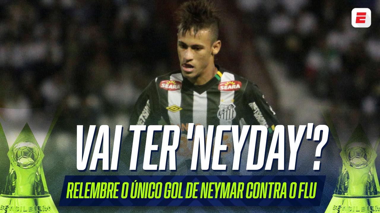 Neymar vai 'machucar' o Fluminense? VEJA único gol de craque do Santos contra o rival