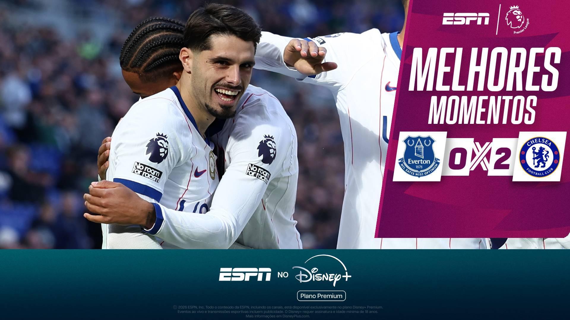 Pedro Neto decide, Dibu Martínez dá susto após choque e longa paralisação, e Chelsea vence o Everton na Premier League; veja como foi