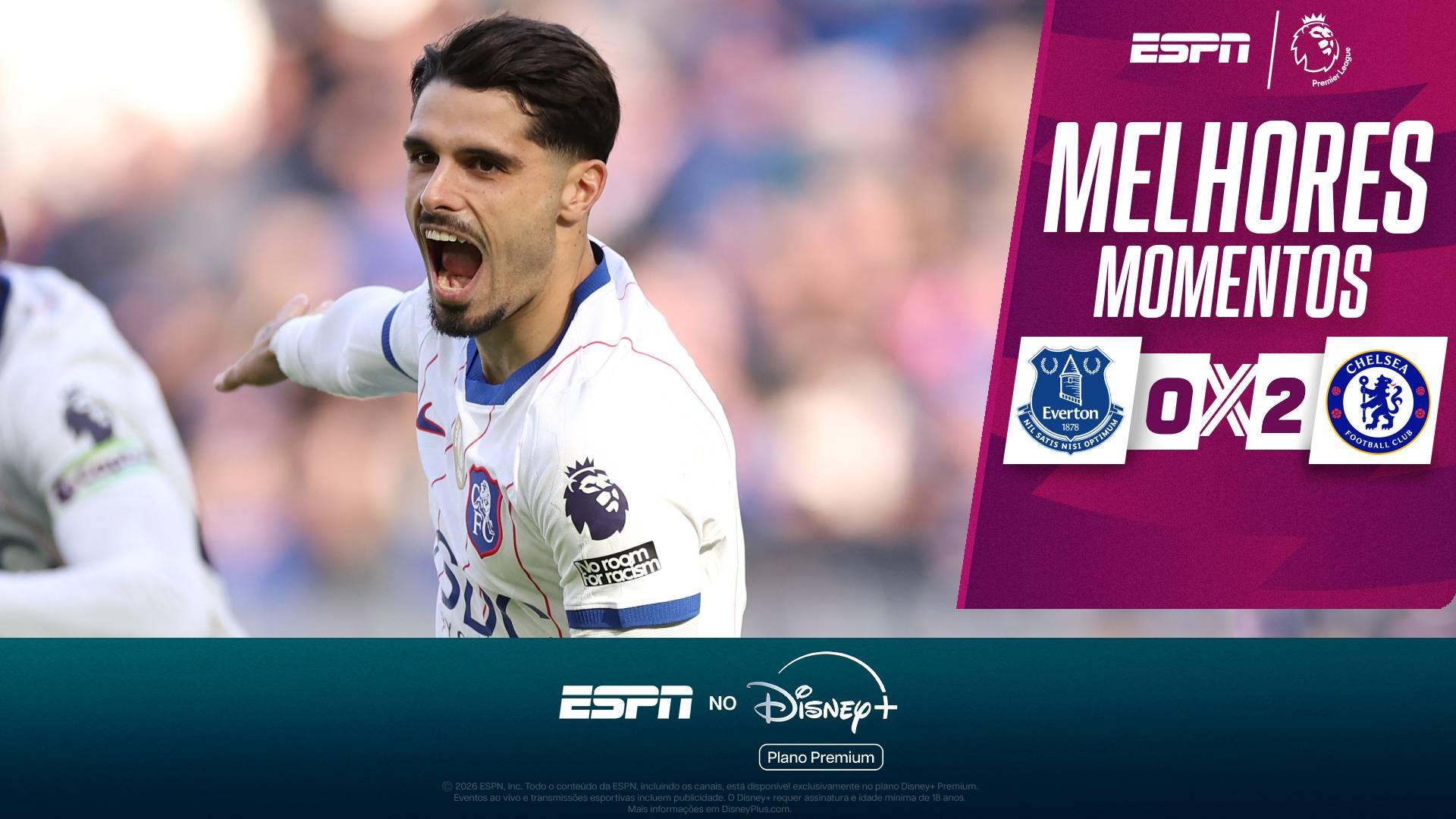 Pedro Neto decide, Dibu Martínez dá susto após choque e longa paralisação, e Chelsea vence o Everton na Premier League; veja como foi