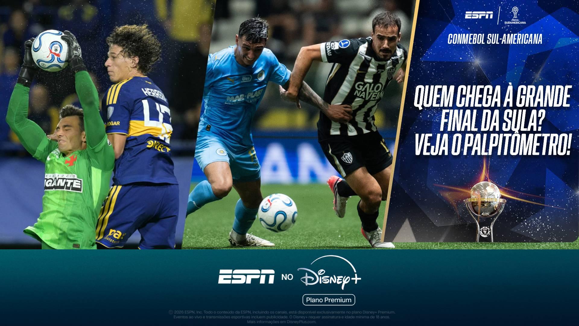 Semifinais Vasco x Boca, City Torque x Atlético-MG: quem chega à final da Sul-Americana? Os palpites ESPN para os jogos de volta