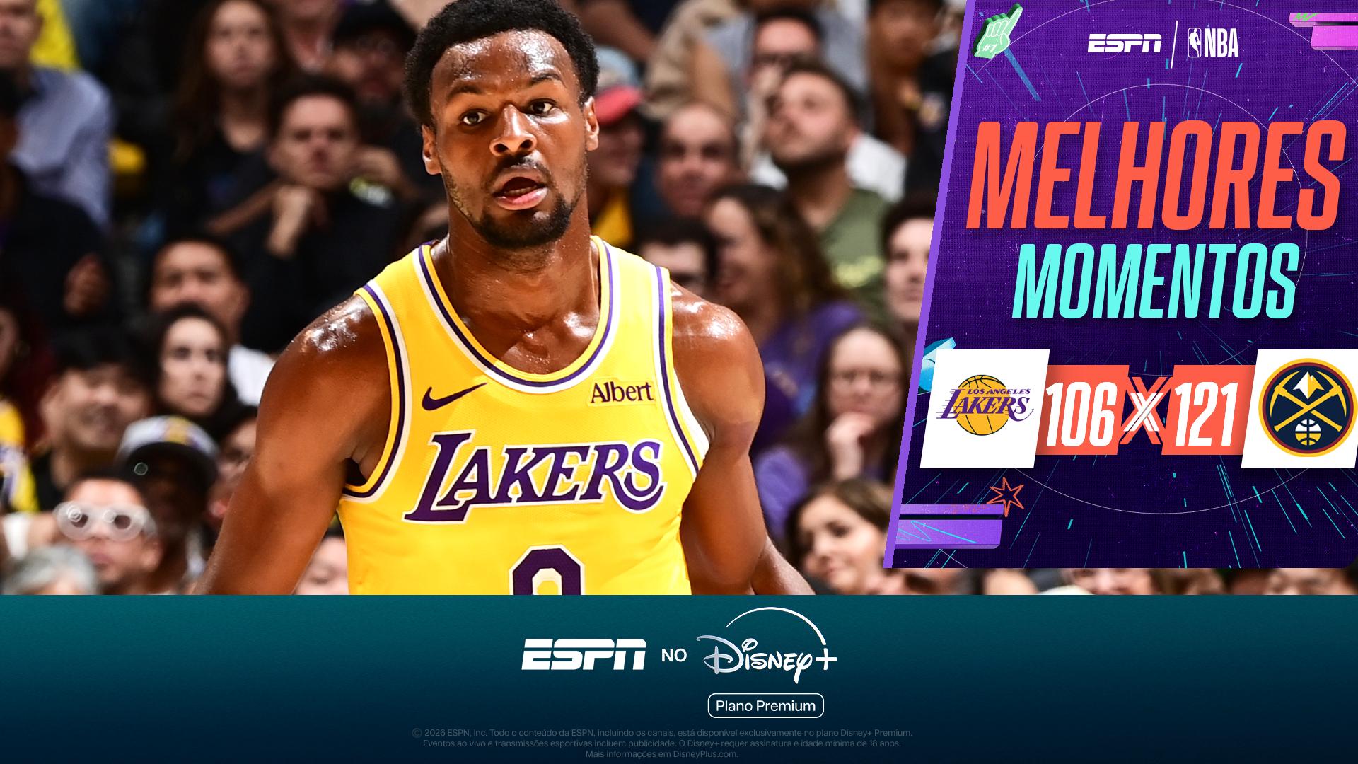 BR nba pre temporada lakers 106 x 121 nuggets MM finalgamehighlight